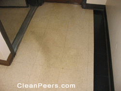 Free before and after floor waxing animated image